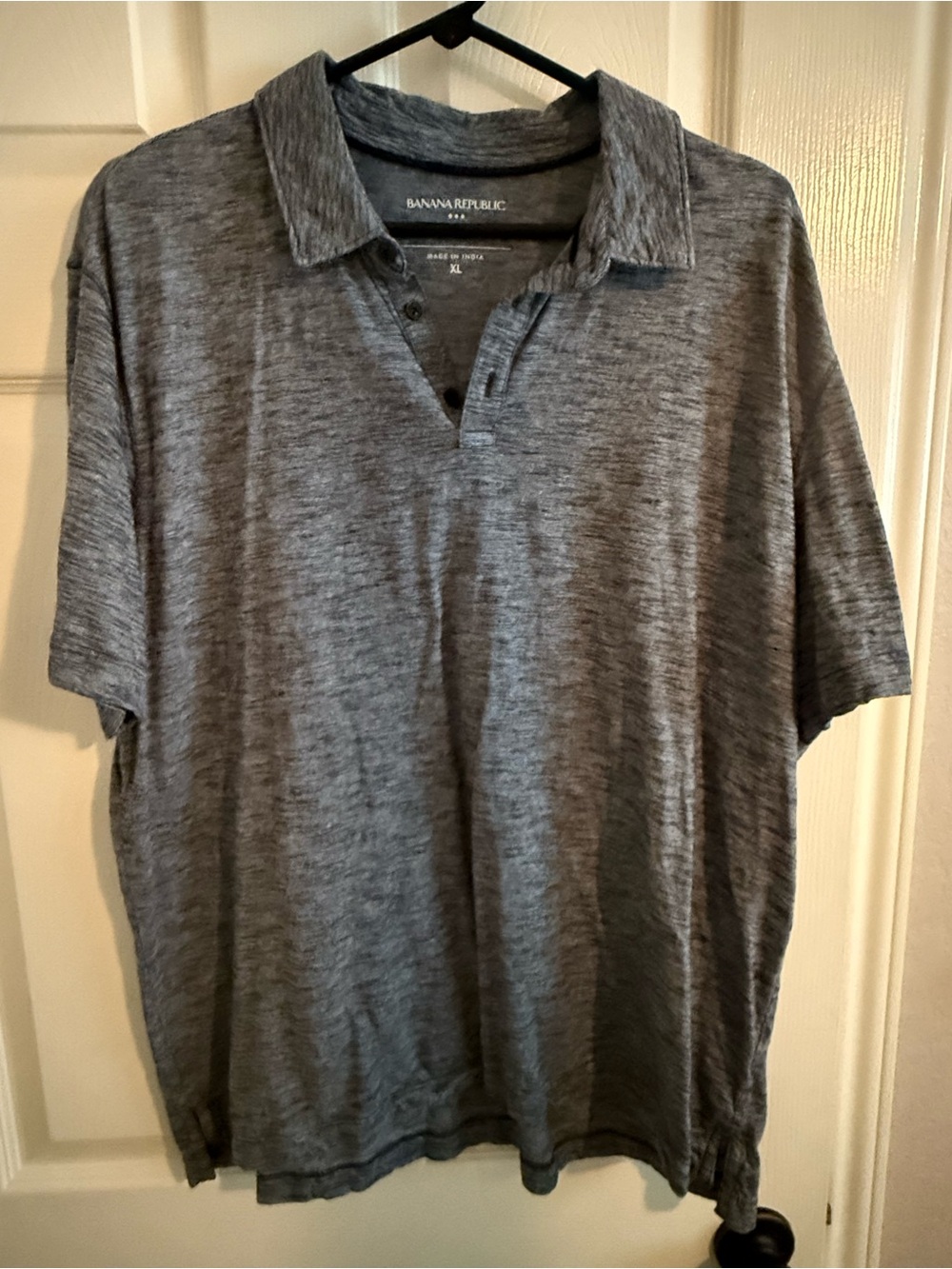Banana Republic Men's Heather Gray Polo